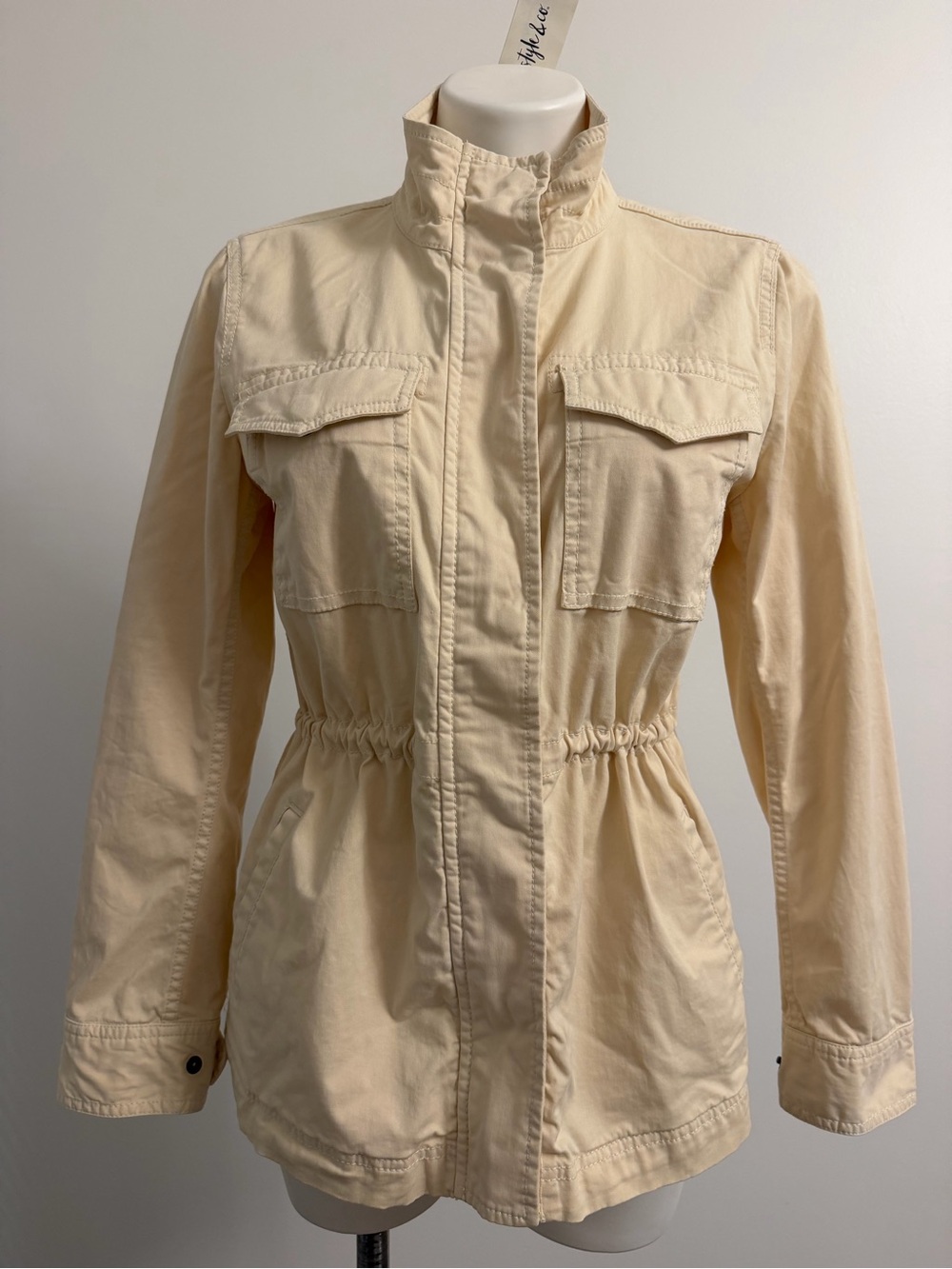 Style & Co Ivory Lightweight Utility Jacket